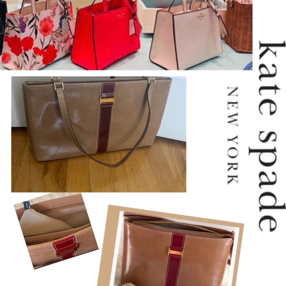 DEAL Classic Kate Spade ♠️ tan leather shoulder bag